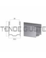 Guida in Alluminio 30×25,5 mm per Avvolgibili – A27