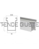 Guida in Alluminio 28×16 mm per Avvolgibili – A16