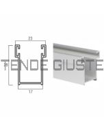 Guida in Alluminio 28×17 mm per Avvolgibili – A28