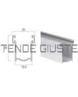 Guida in Alluminio 30×19,5 mm per Avvolgibili – A30