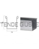 Guida in Ferro Zincato 22×19 mm per Avvolgibili