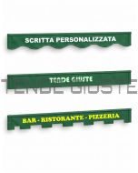 Scritta su mantovana tenda da sole personalizzata – Applicazione termoadesiva