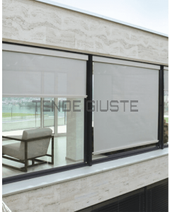 Tenda a Rullo su Misura con Cassonetto e Guide in Acciaio – C130 Q