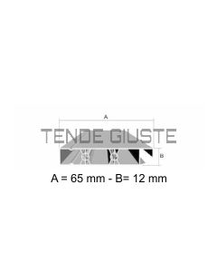 Barra Maniglia Porte a Soffitto in PVC