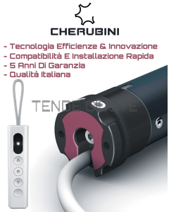 Motore Radio Senso RX Ø35 9 Nm per Tende a Rullo