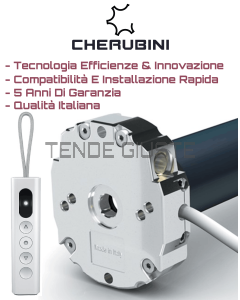 Motore Ocean RX Ø45 32 Nm con Radio e Manovra di Soccorso