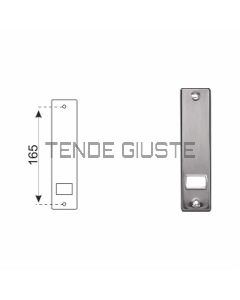 Placca in Acciaio per Avvolgitore da 6 e 12 m