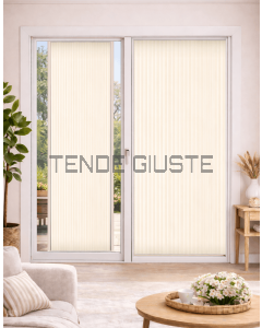 Tenda Plissettata a Vetro Plivet Laterale Tessuto Filtrante FR