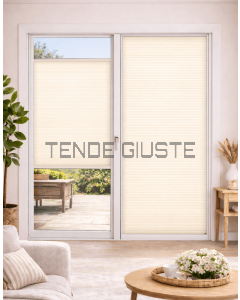Tenda Plissettata a Vetro Plivet Verticale Tessuto Filtrante FR