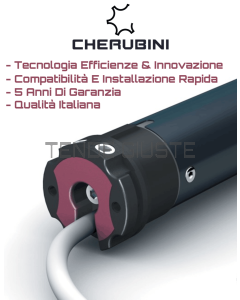 Motore per Tende a Rullo con Comando a Pulsante Roll Ø35 9 Nm