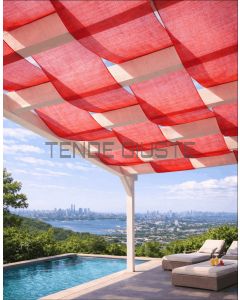 Fasce a Onda per Gazebo in Tessuto SOLTIS 96 h 267 cm | Su Misura