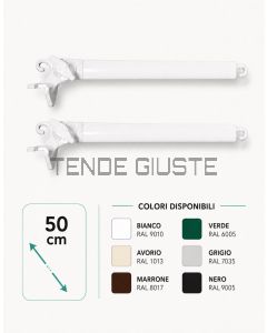 Braccetti in Alluminio da 50 cm per Tende da Sole