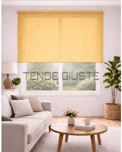 Tenda a Rullo su Misura in Tessuto Filtrante – Effetto Shantung
