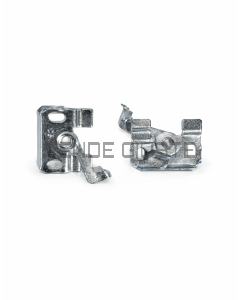 Staffa a Soffitto per Tende Veneziane 15 e 25 mm con Cassonetto 25×25