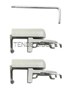 Supporto per Veneziana su Anta Finestra senza Foratura – Cassonetto 25×25