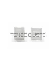 Tappo per Cassonetto 25×25 per Tende Veneziane 15 e 25 mm – Trasparente