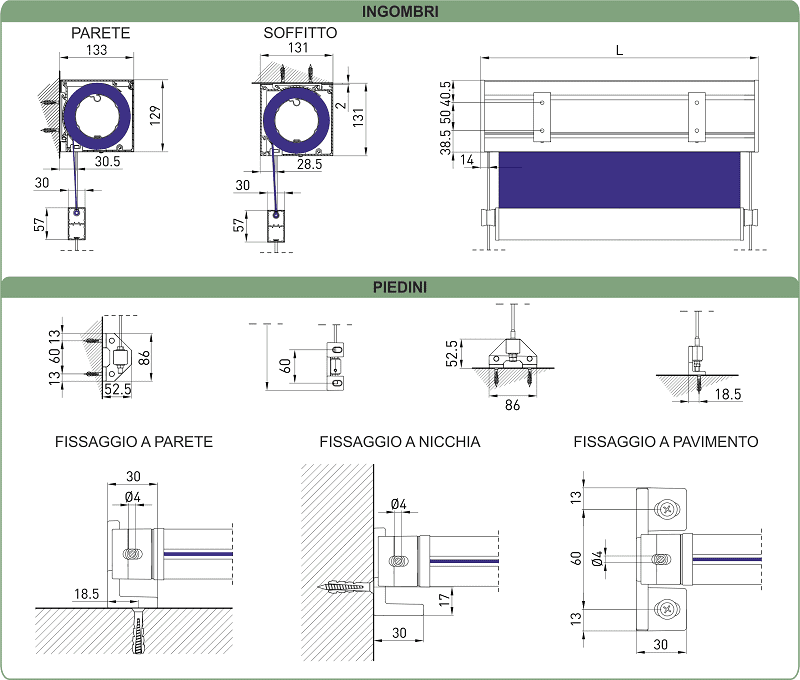 Ingombri Tenda C130Q