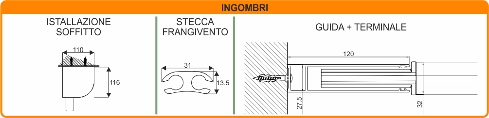 Ingombri Tenda Veranda